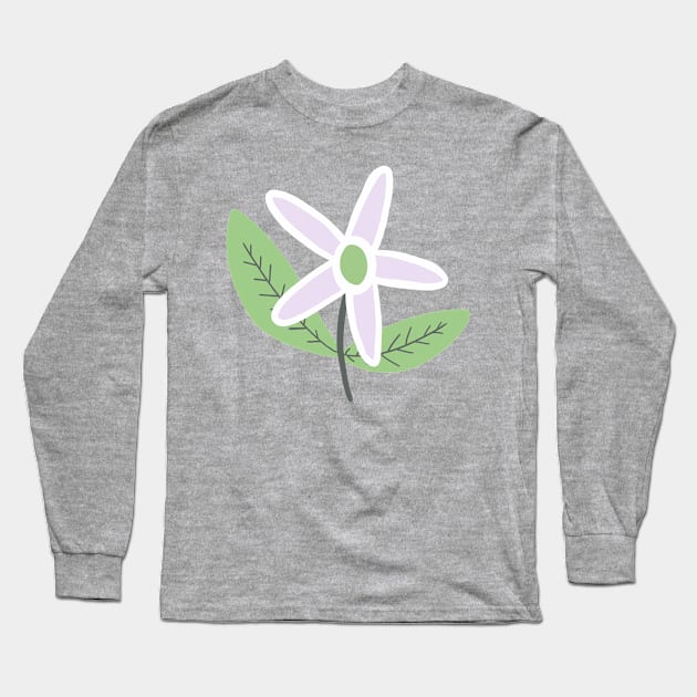 Naive edelweiss flower Long Sleeve T-Shirt by JakoRila